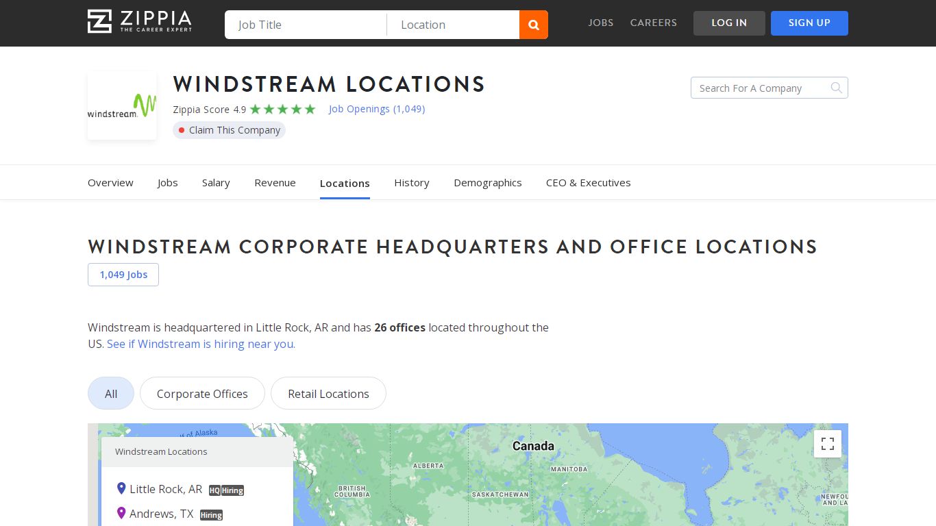Windstream Office Locations and Headquarters: Little Rock, AR - Zippia